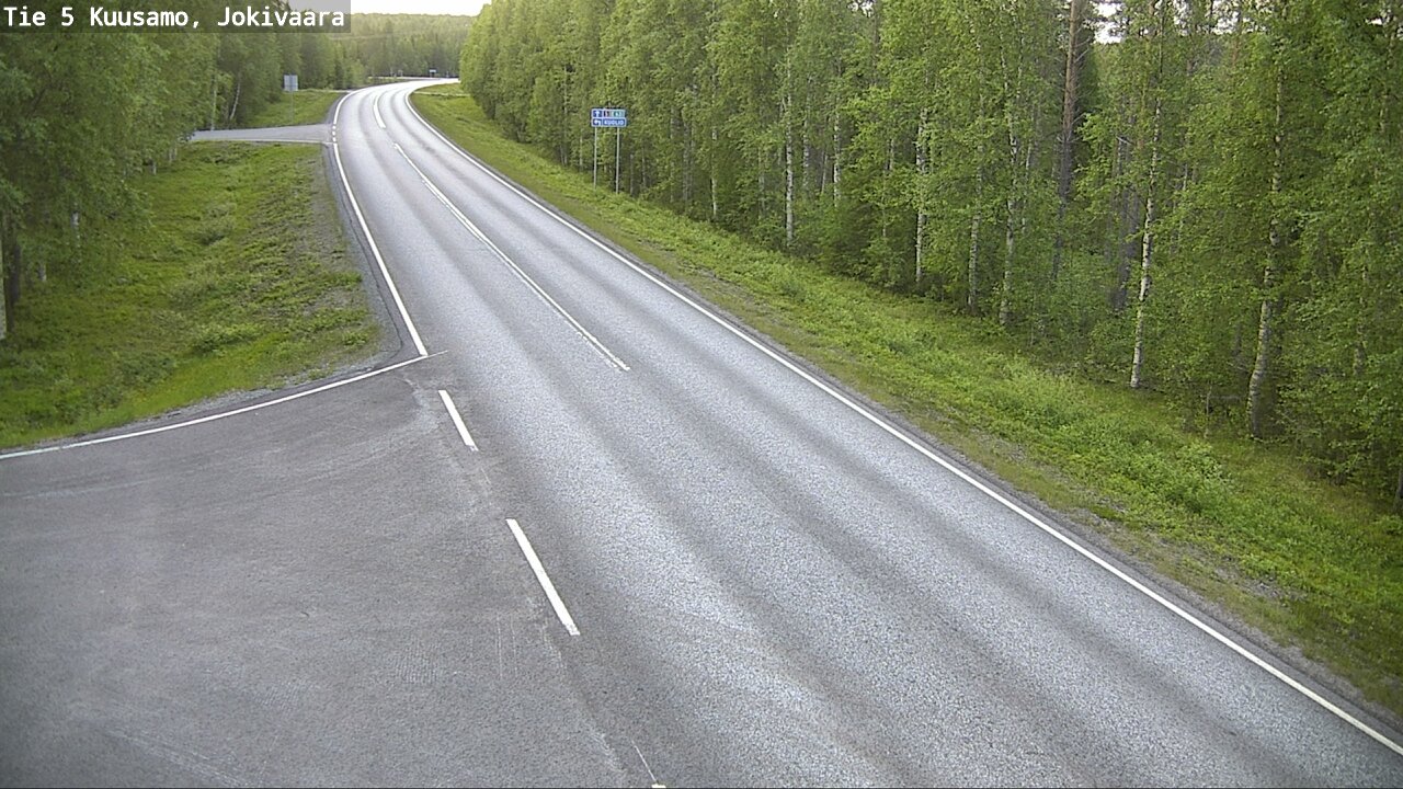 Kelikamerat Kuva Tie 5 Kuusamo, Jokivaara, Kuusamo, Pohjois-Pohjanmaa