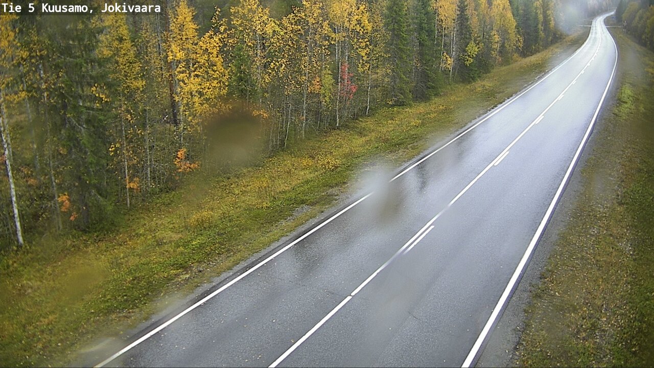 Weather Camera Image Road 5 Kuusamo, Jokivaara, Kuusamo, Pohjois-Pohjanmaa