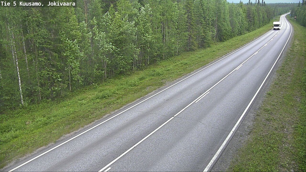 Kelikamerat Kuva Tie 5 Kuusamo, Jokivaara, Kuusamo, Pohjois-Pohjanmaa