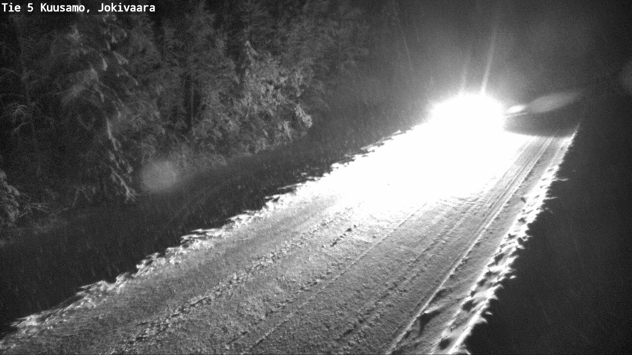 Weather Camera Image Väg 5 Kuusamo, Jokivaara, Kuusamo, Pohjois-Pohjanmaa