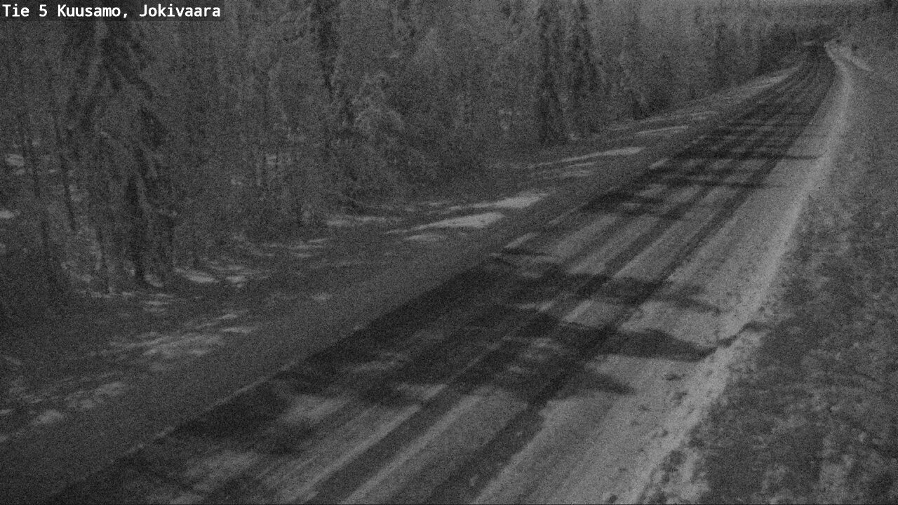 Weather Camera Image Road 5 Kuusamo, Jokivaara, Kuusamo, Pohjois-Pohjanmaa