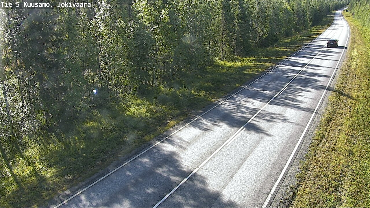 Weather Camera Image Road 5 Kuusamo, Jokivaara, Kuusamo, Pohjois-Pohjanmaa
