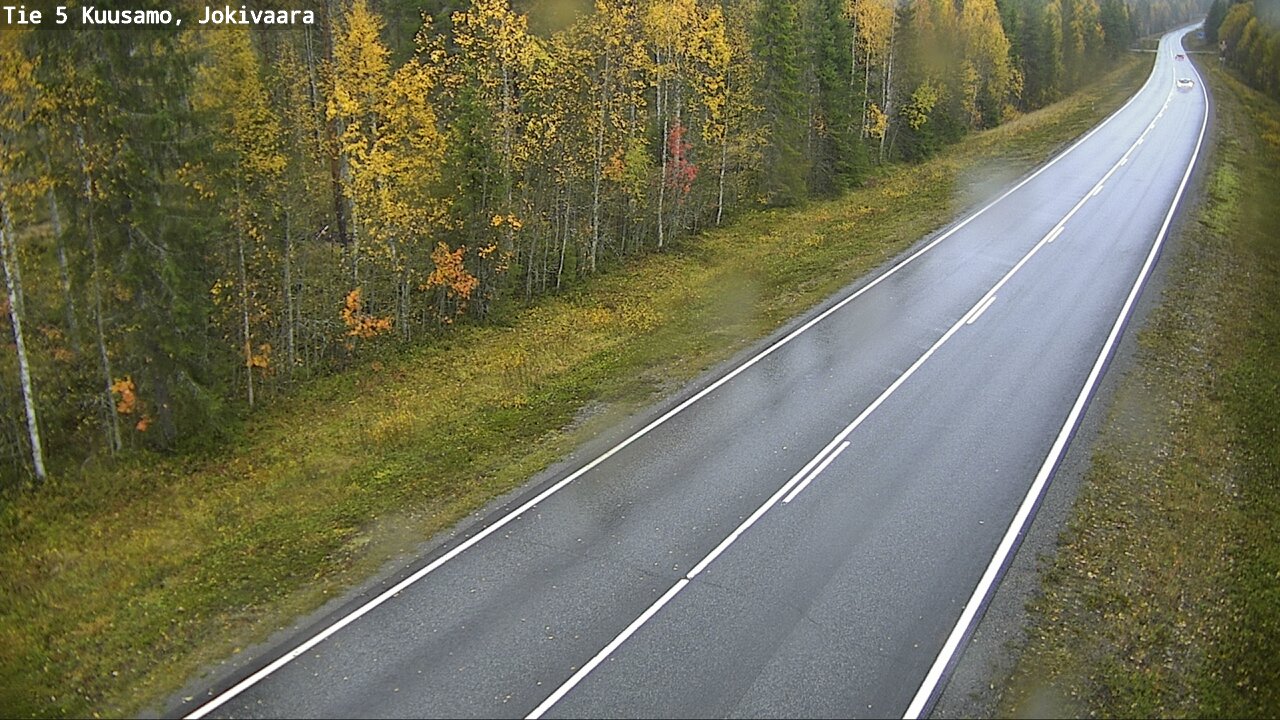 Weather Camera Image Road 5 Kuusamo, Jokivaara, Kuusamo, Pohjois-Pohjanmaa