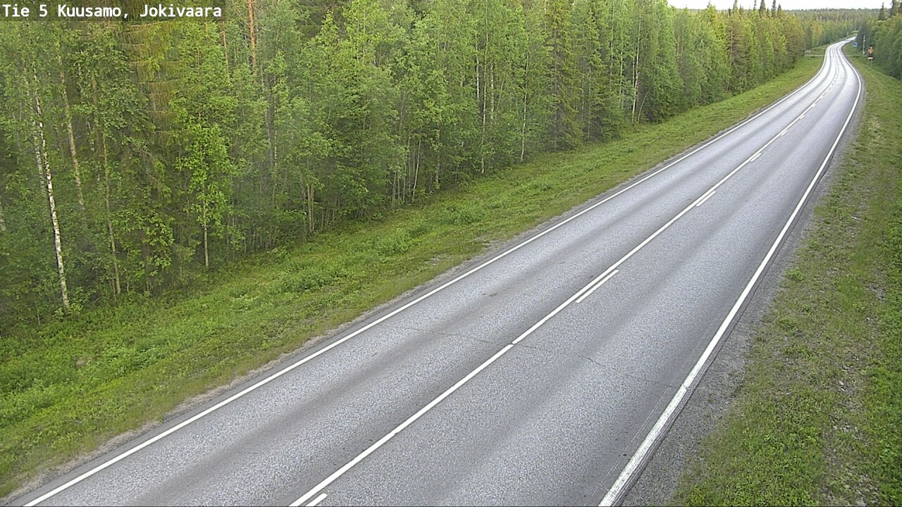 Kelikamerat Kuva Tie 5 Kuusamo, Jokivaara, Kuusamo, Pohjois-Pohjanmaa