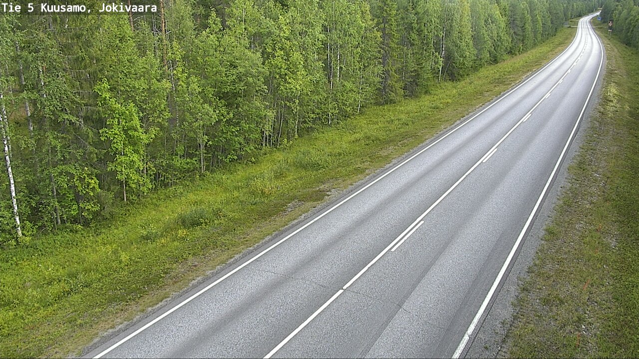 Kelikamerat Kuva Tie 5 Kuusamo, Jokivaara, Kuusamo, Pohjois-Pohjanmaa