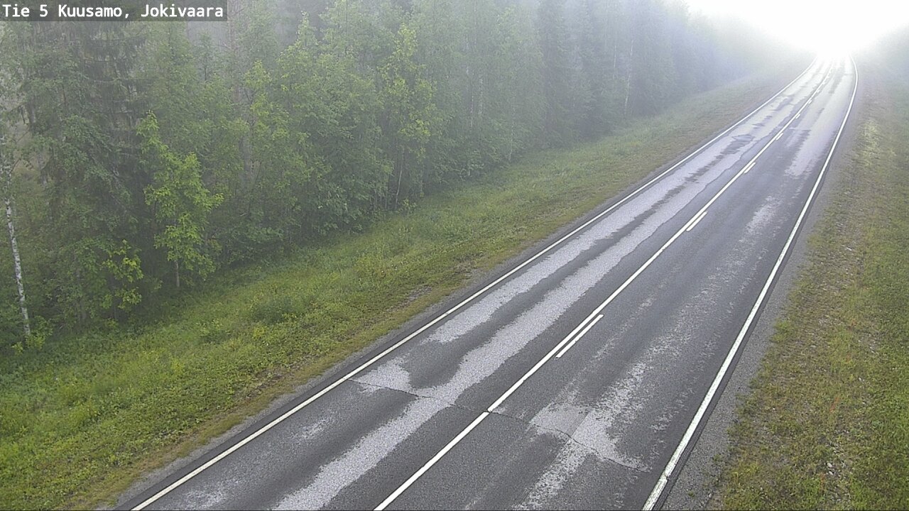 Weather Camera Image Road 5 Kuusamo, Jokivaara, Kuusamo, Pohjois-Pohjanmaa