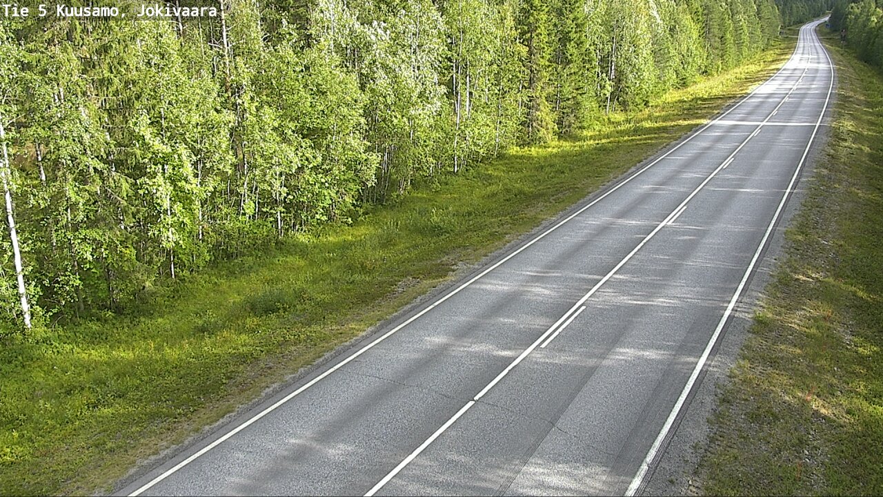 Kelikamerat Kuva Tie 5 Kuusamo, Jokivaara, Kuusamo, Pohjois-Pohjanmaa