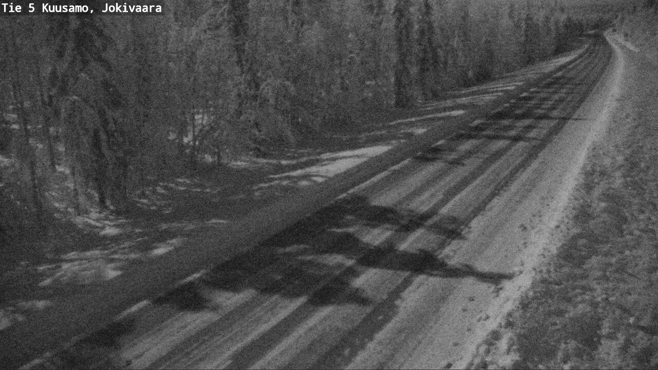 Weather Camera Image Road 5 Kuusamo, Jokivaara, Kuusamo, Pohjois-Pohjanmaa