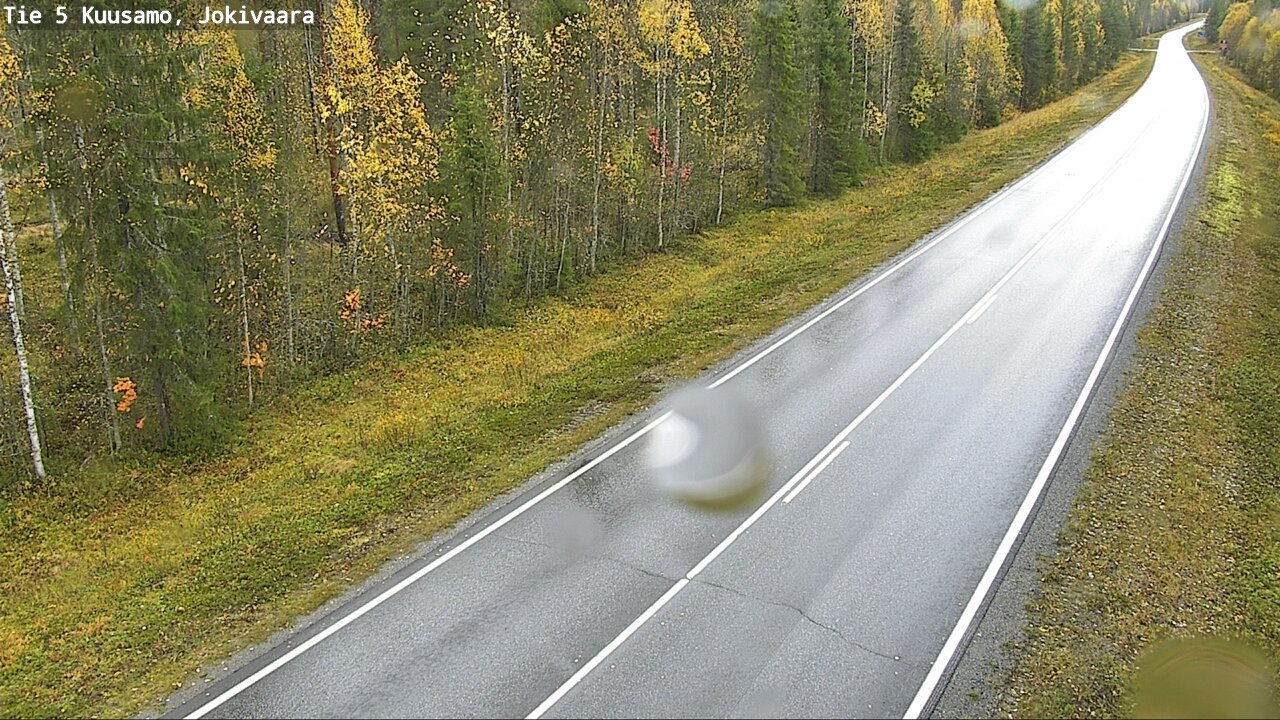 Weather Camera Image Road 5 Kuusamo, Jokivaara, Kuusamo, Pohjois-Pohjanmaa