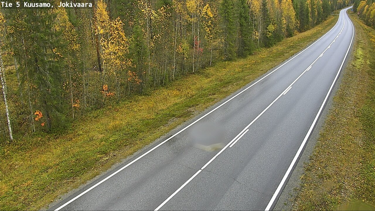 Weather Camera Image Road 5 Kuusamo, Jokivaara, Kuusamo, Pohjois-Pohjanmaa