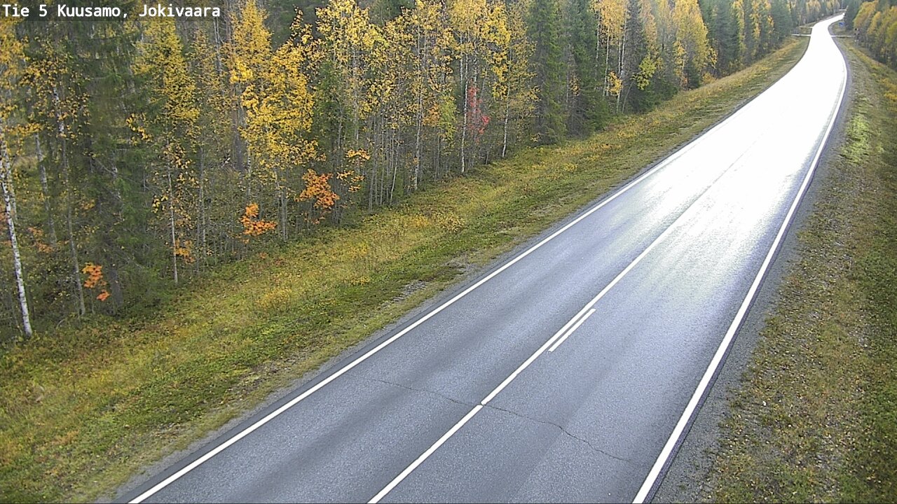 Weather Camera Image Road 5 Kuusamo, Jokivaara, Kuusamo, Pohjois-Pohjanmaa