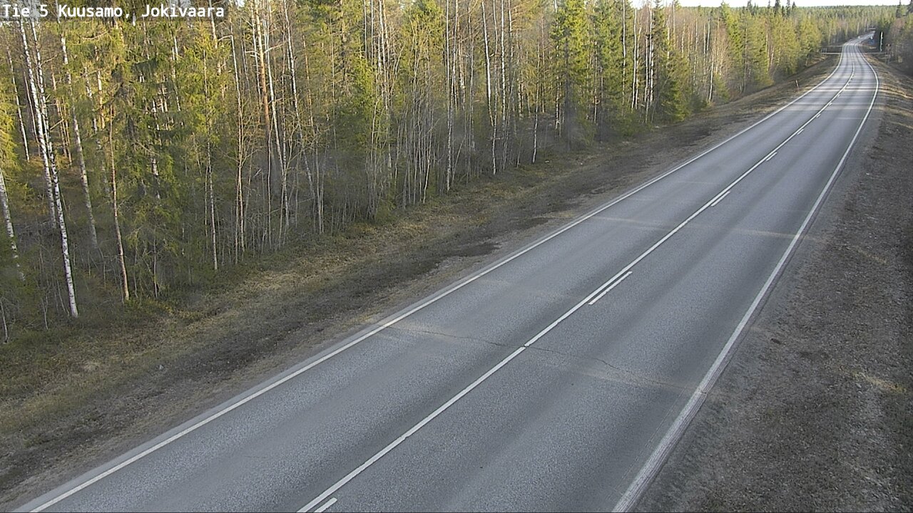 Kelikamerat Kuva Tie 5 Kuusamo, Jokivaara, Kuusamo, Pohjois-Pohjanmaa