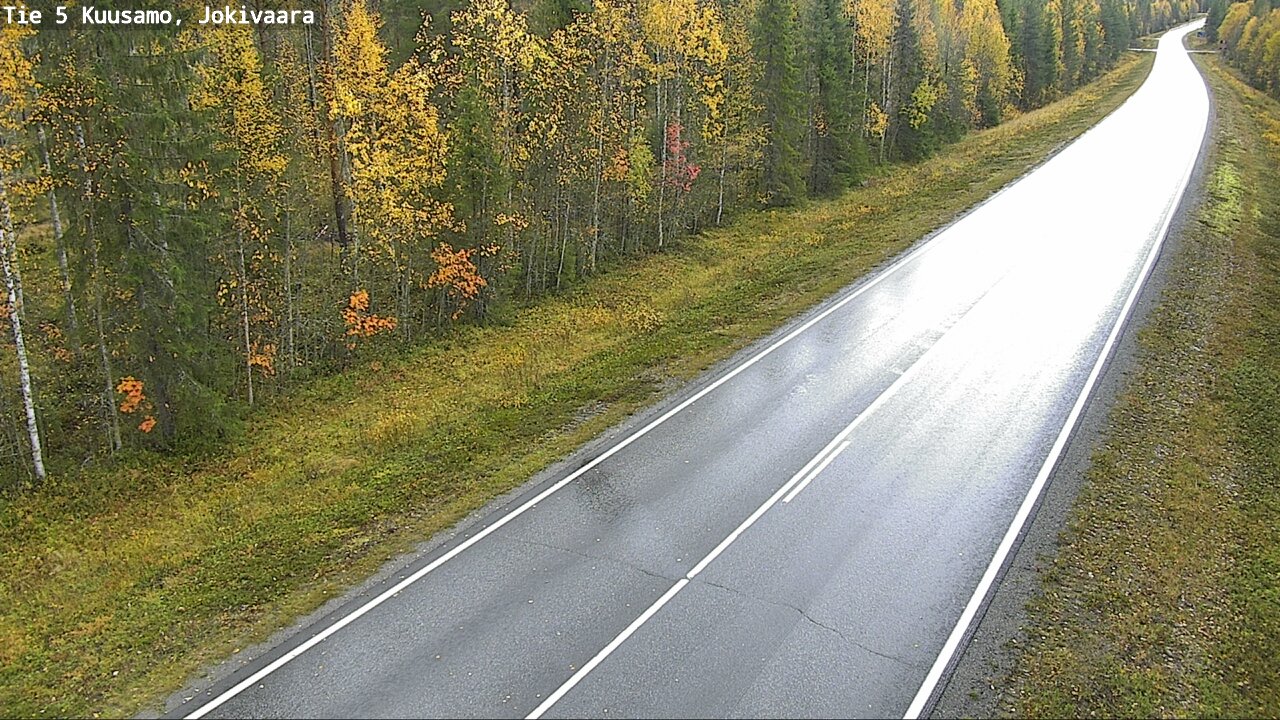 Weather Camera Image Road 5 Kuusamo, Jokivaara, Kuusamo, Pohjois-Pohjanmaa