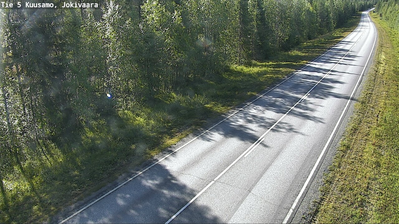 Weather Camera Image Road 5 Kuusamo, Jokivaara, Kuusamo, Pohjois-Pohjanmaa