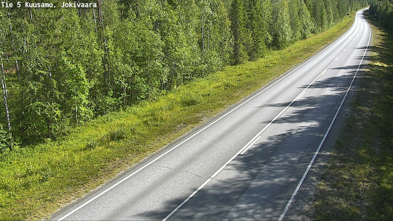 Kelikamerat Kuva Tie 5 Kuusamo, Jokivaara, Kuusamo, Pohjois-Pohjanmaa