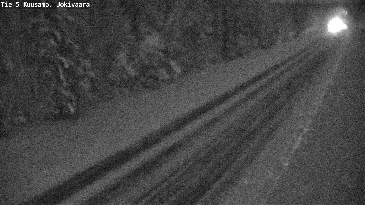 Weather Camera Image Väg 5 Kuusamo, Jokivaara, Kuusamo, Pohjois-Pohjanmaa