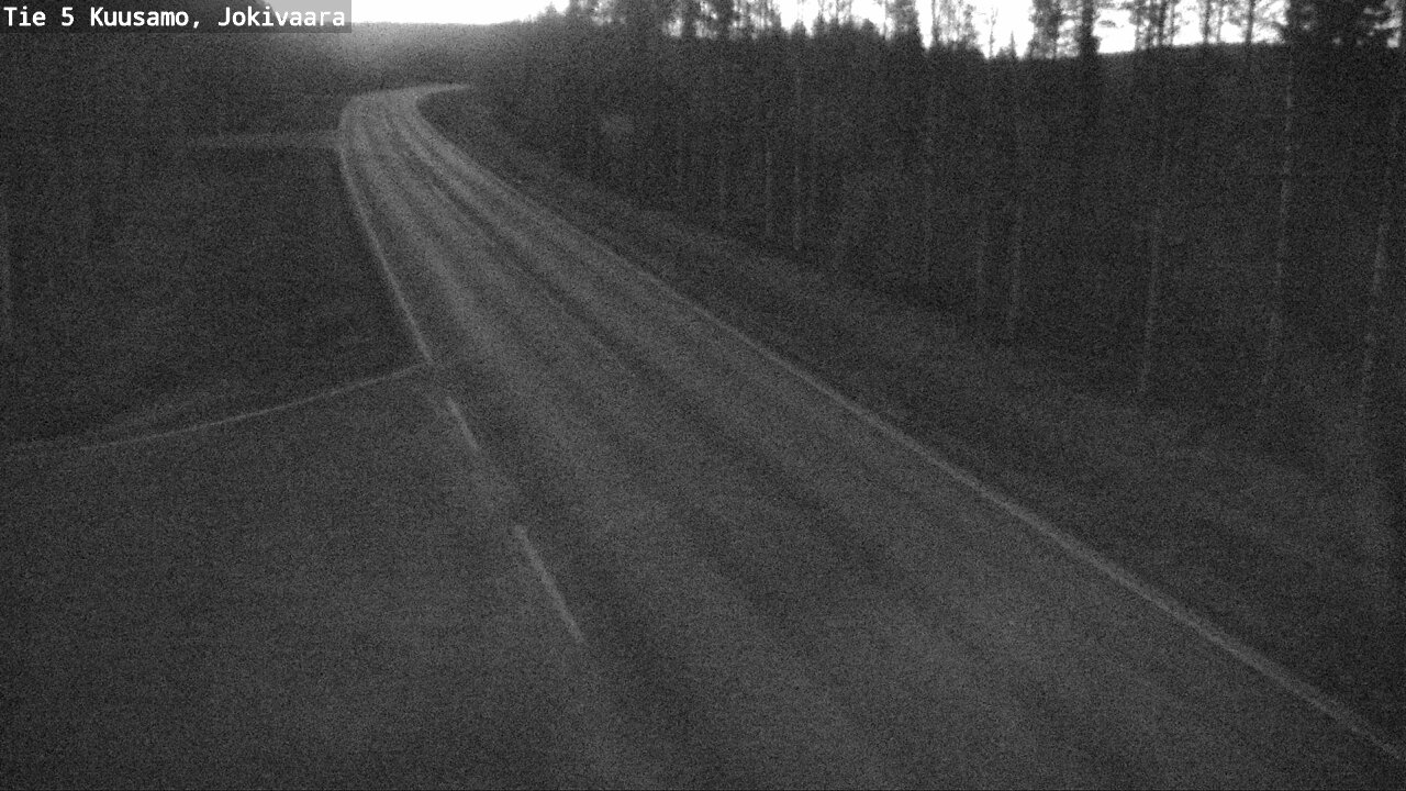Weather Camera Image Väg 5 Kuusamo, Jokivaara, Kuusamo, Pohjois-Pohjanmaa