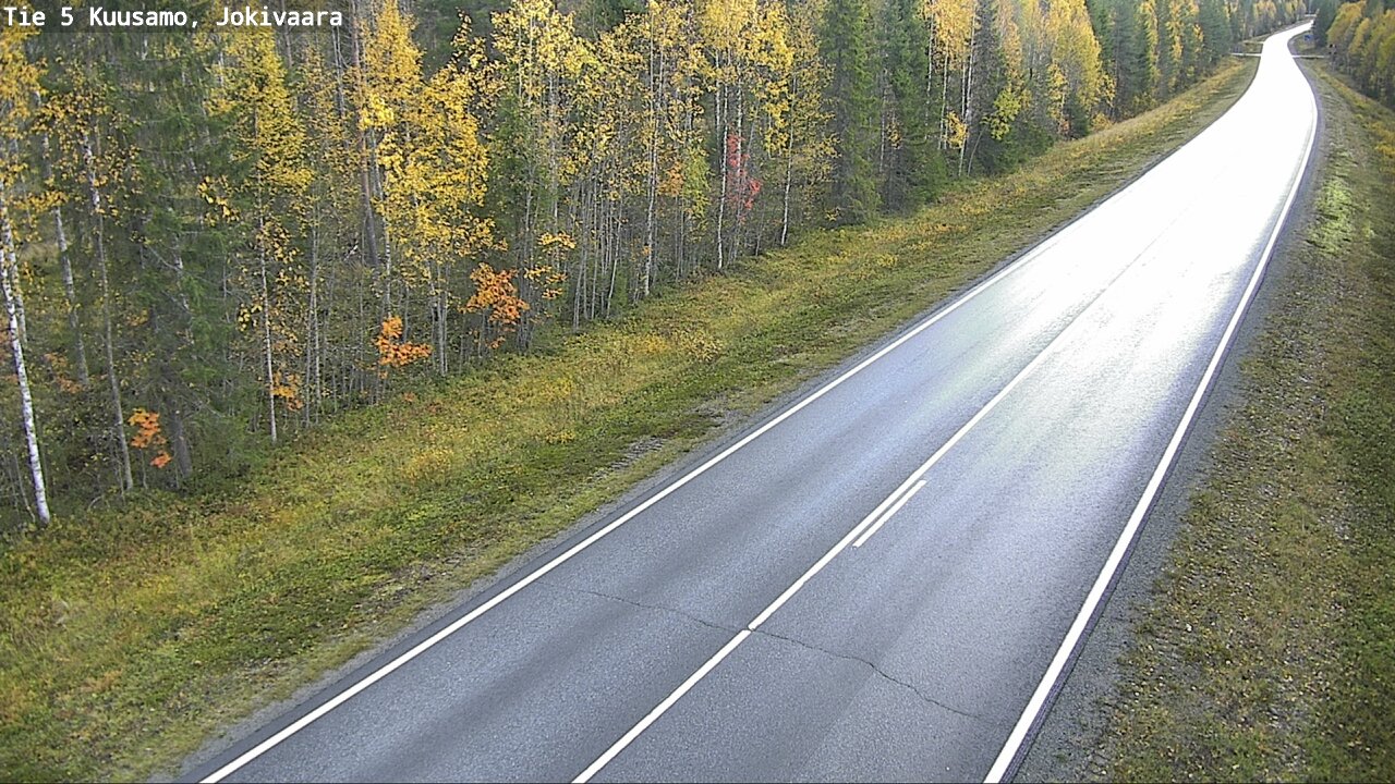Weather Camera Image Road 5 Kuusamo, Jokivaara, Kuusamo, Pohjois-Pohjanmaa
