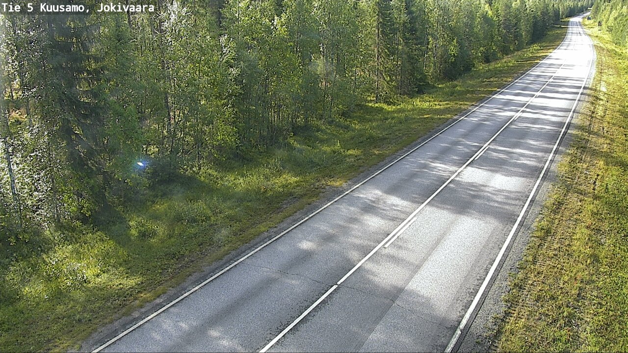 Weather Camera Image Road 5 Kuusamo, Jokivaara, Kuusamo, Pohjois-Pohjanmaa