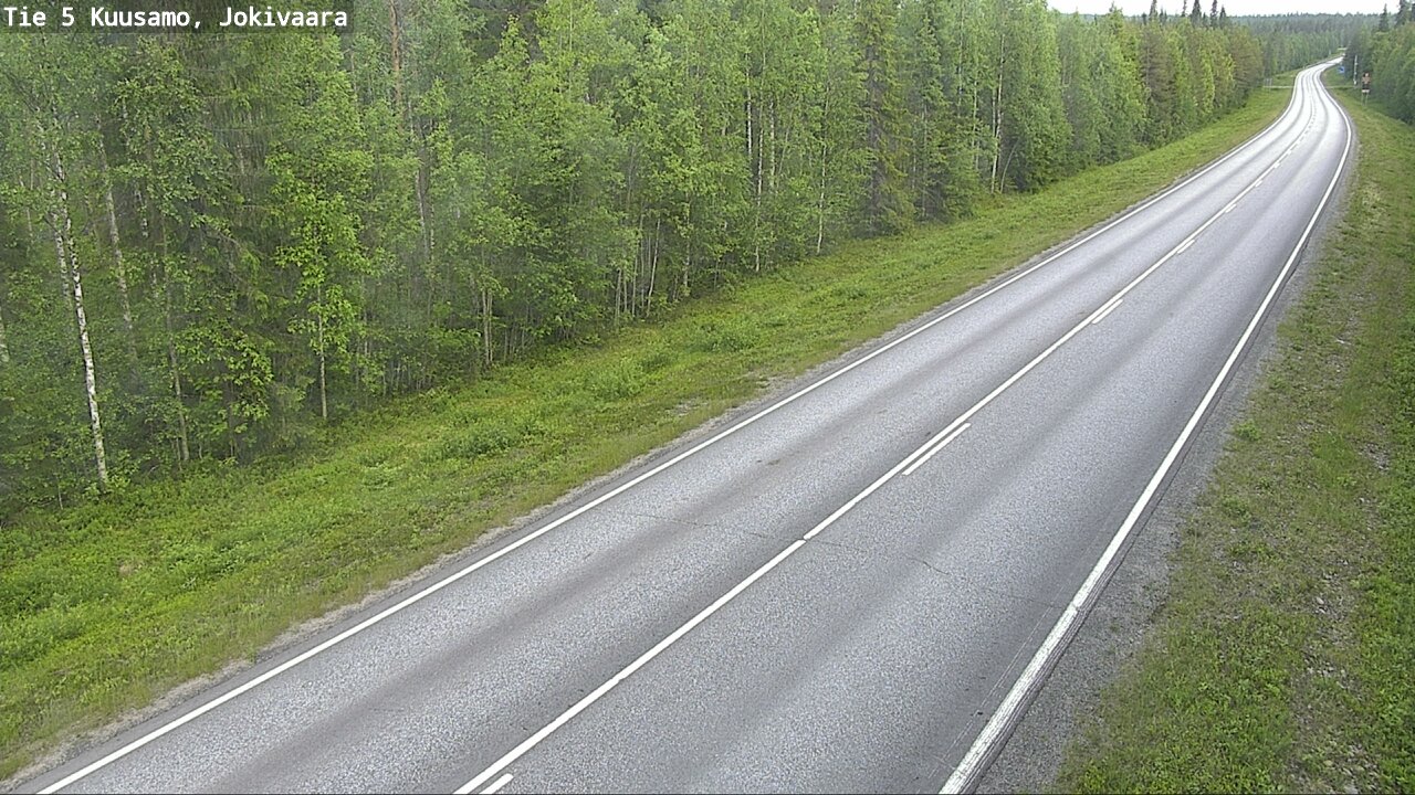 Kelikamerat Kuva Tie 5 Kuusamo, Jokivaara, Kuusamo, Pohjois-Pohjanmaa