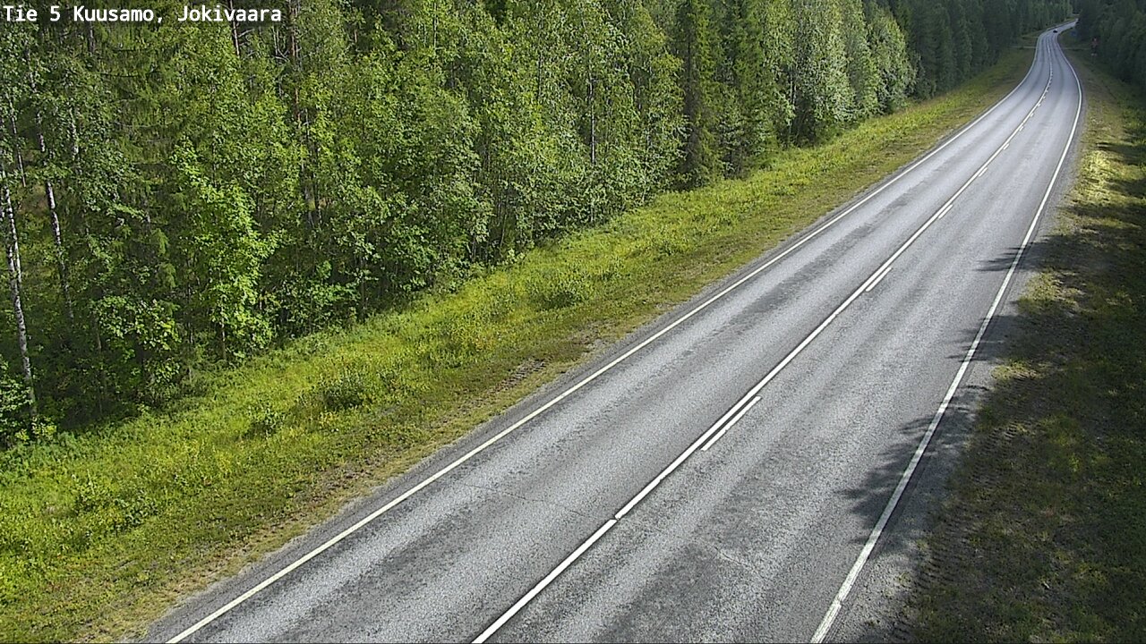 Kelikamerat Kuva Tie 5 Kuusamo, Jokivaara, Kuusamo, Pohjois-Pohjanmaa
