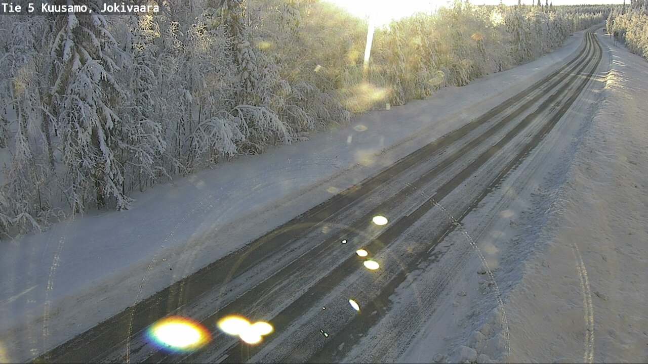 Kelikamerat Kuva Tie 5 Kuusamo, Jokivaara, Kuusamo, Pohjois-Pohjanmaa