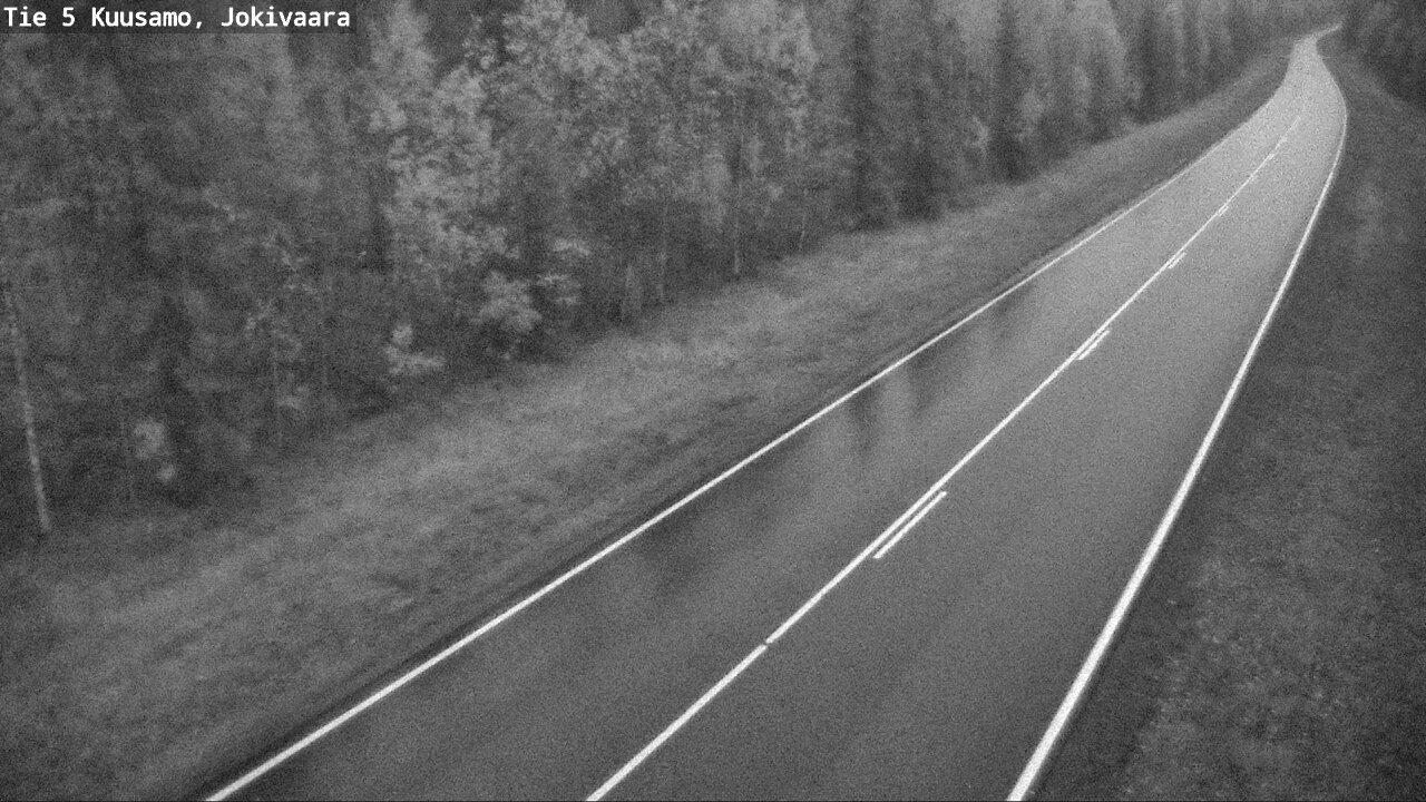 Weather Camera Image Road 5 Kuusamo, Jokivaara, Kuusamo, Pohjois-Pohjanmaa