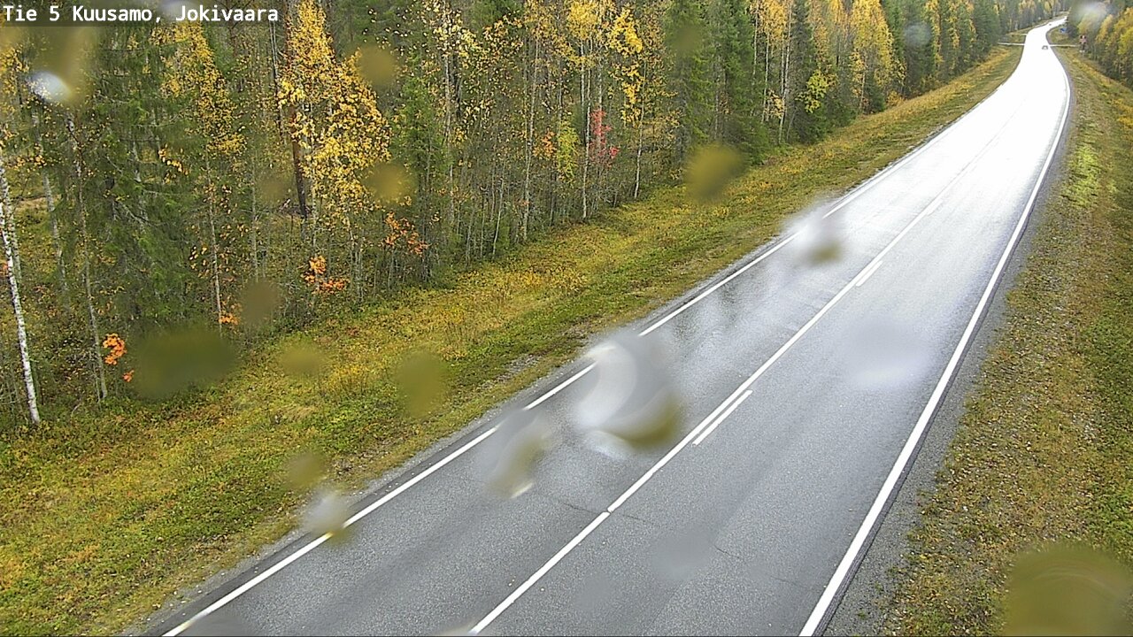 Weather Camera Image Road 5 Kuusamo, Jokivaara, Kuusamo, Pohjois-Pohjanmaa