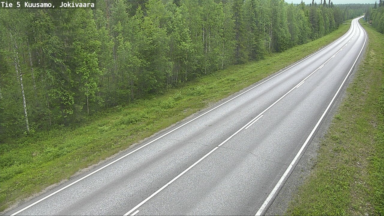 Kelikamerat Kuva Tie 5 Kuusamo, Jokivaara, Kuusamo, Pohjois-Pohjanmaa
