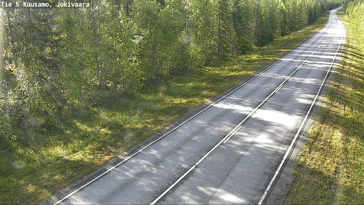 Weather Camera Image Road 5 Kuusamo, Jokivaara, Kuusamo, Pohjois-Pohjanmaa
