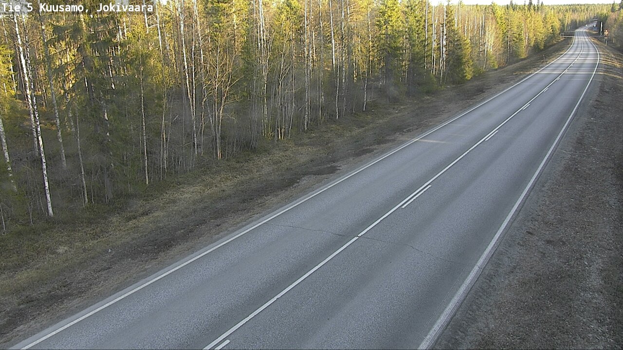Kelikamerat Kuva Tie 5 Kuusamo, Jokivaara, Kuusamo, Pohjois-Pohjanmaa