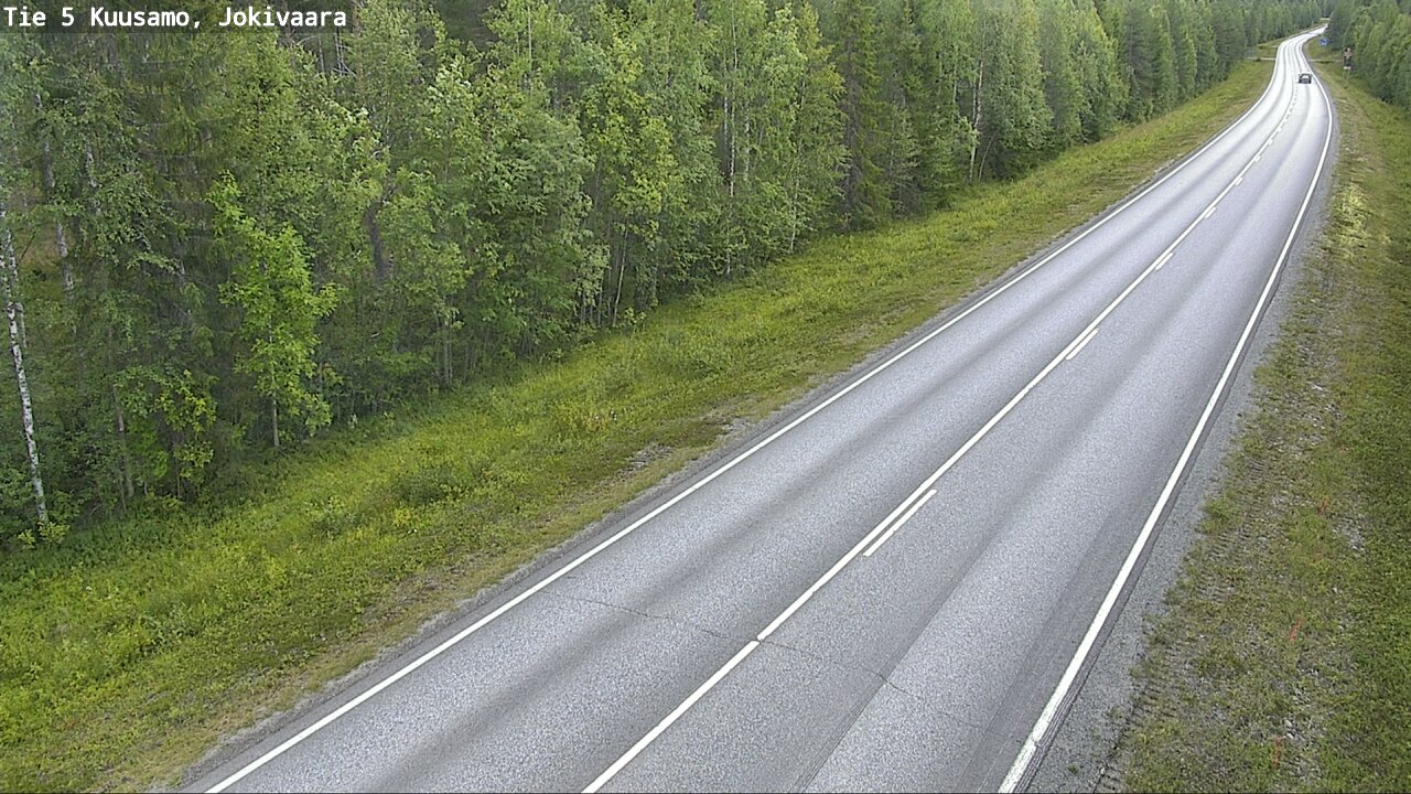 Kelikamerat Kuva Tie 5 Kuusamo, Jokivaara, Kuusamo, Pohjois-Pohjanmaa