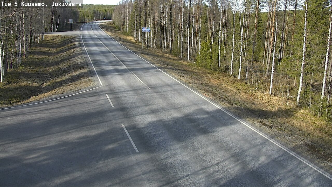 Kelikamerat Kuva Tie 5 Kuusamo, Jokivaara, Kuusamo, Pohjois-Pohjanmaa