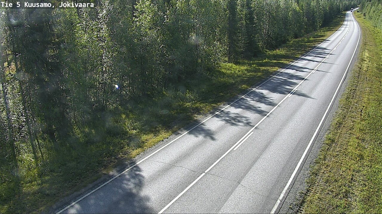 Weather Camera Image Road 5 Kuusamo, Jokivaara, Kuusamo, Pohjois-Pohjanmaa