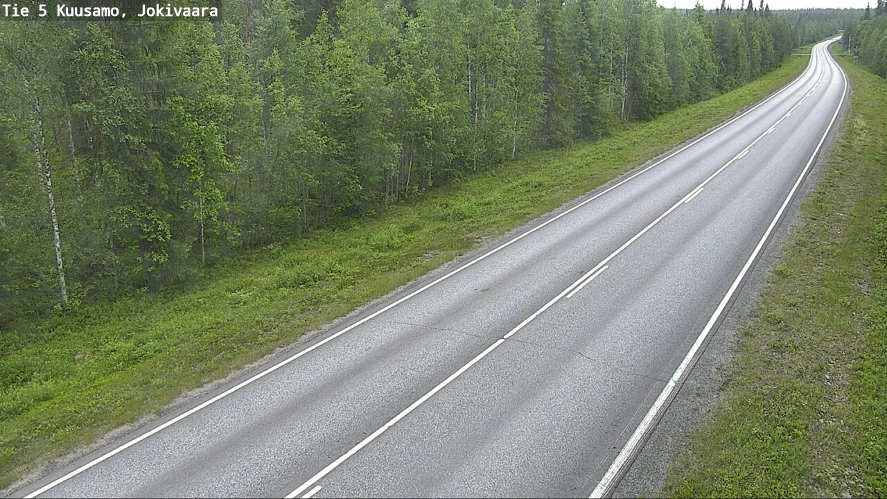 Kelikamerat Kuva Tie 5 Kuusamo, Jokivaara, Kuusamo, Pohjois-Pohjanmaa