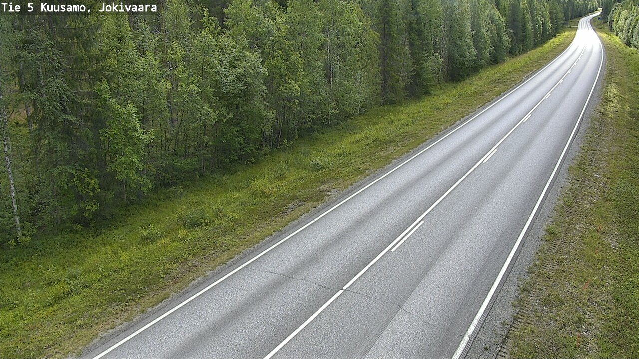 Kelikamerat Kuva Tie 5 Kuusamo, Jokivaara, Kuusamo, Pohjois-Pohjanmaa