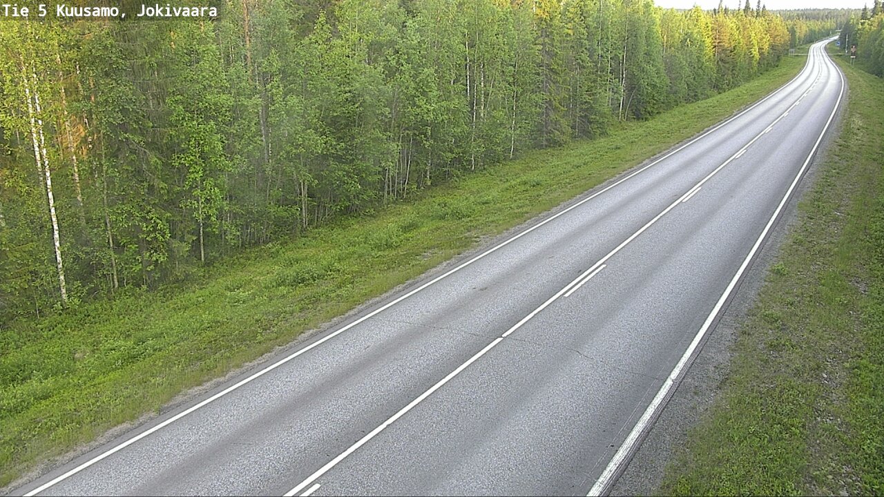 Kelikamerat Kuva Tie 5 Kuusamo, Jokivaara, Kuusamo, Pohjois-Pohjanmaa