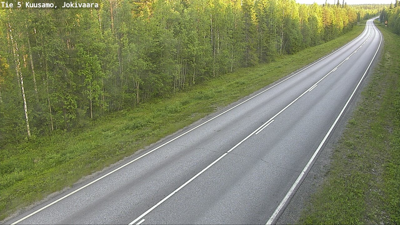 Kelikamerat Kuva Tie 5 Kuusamo, Jokivaara, Kuusamo, Pohjois-Pohjanmaa