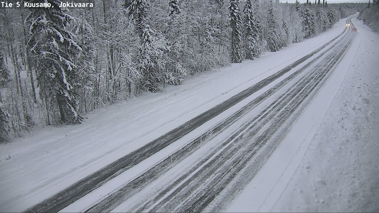 Weather Camera Image Väg 5 Kuusamo, Jokivaara, Kuusamo, Pohjois-Pohjanmaa