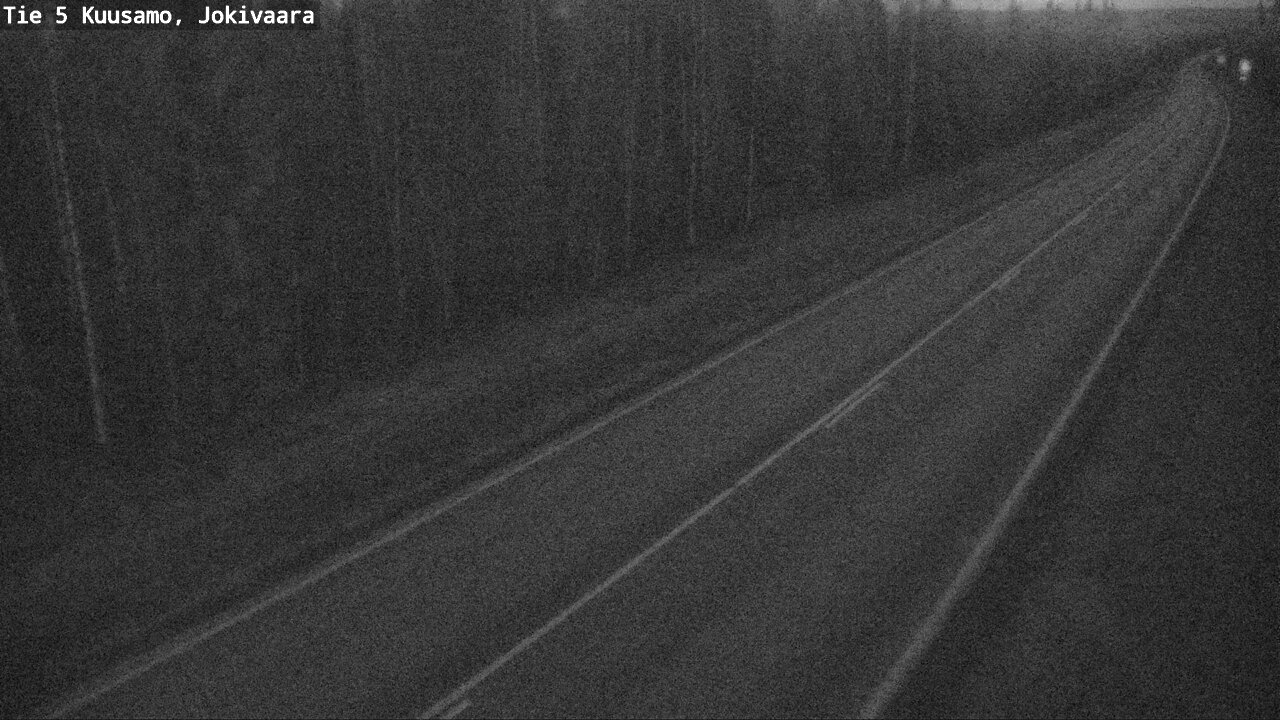 Weather Camera Image Väg 5 Kuusamo, Jokivaara, Kuusamo, Pohjois-Pohjanmaa
