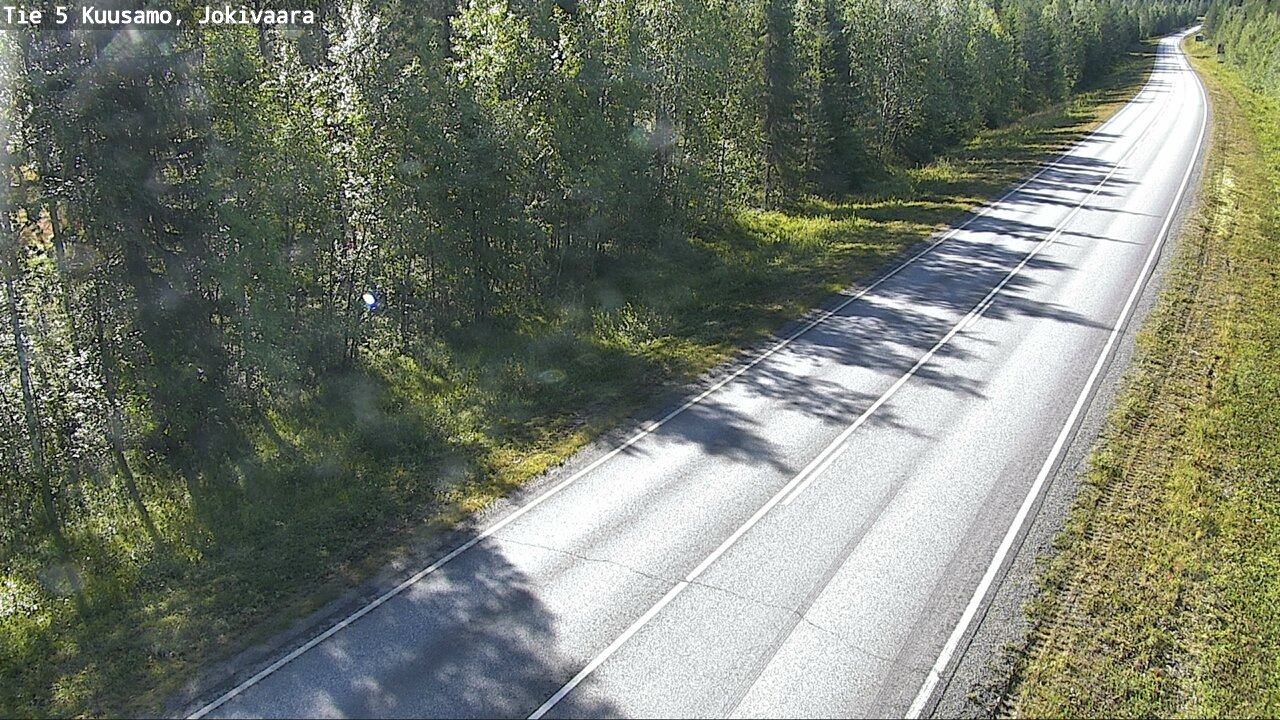 Weather Camera Image Road 5 Kuusamo, Jokivaara, Kuusamo, Pohjois-Pohjanmaa