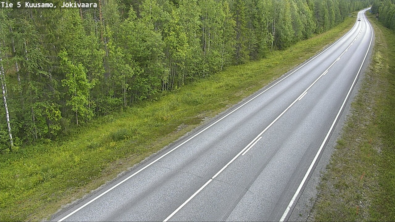 Kelikamerat Kuva Tie 5 Kuusamo, Jokivaara, Kuusamo, Pohjois-Pohjanmaa