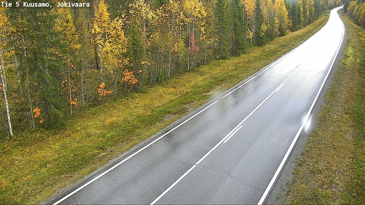 Weather Camera Image Road 5 Kuusamo, Jokivaara, Kuusamo, Pohjois-Pohjanmaa