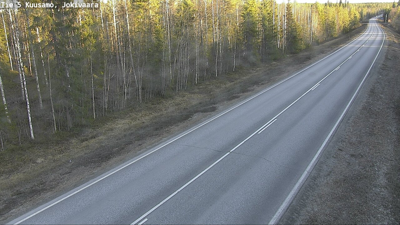 Kelikamerat Kuva Tie 5 Kuusamo, Jokivaara, Kuusamo, Pohjois-Pohjanmaa