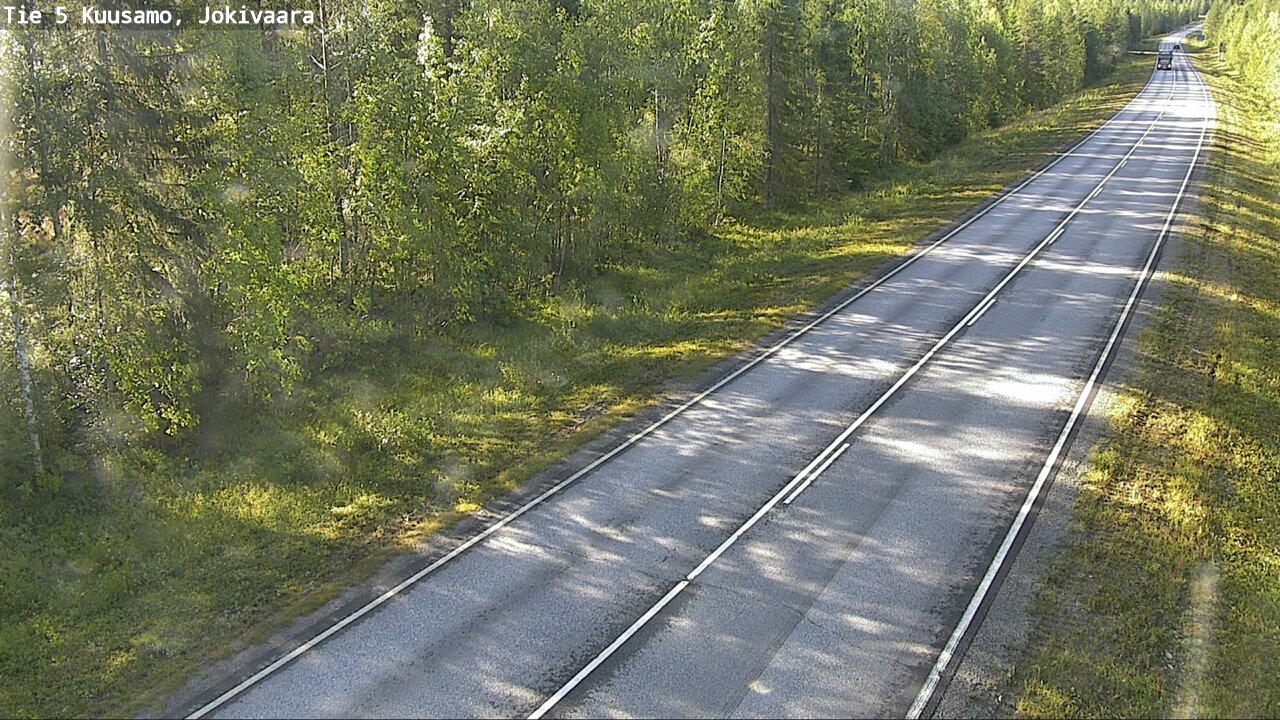 Weather Camera Image Road 5 Kuusamo, Jokivaara, Kuusamo, Pohjois-Pohjanmaa
