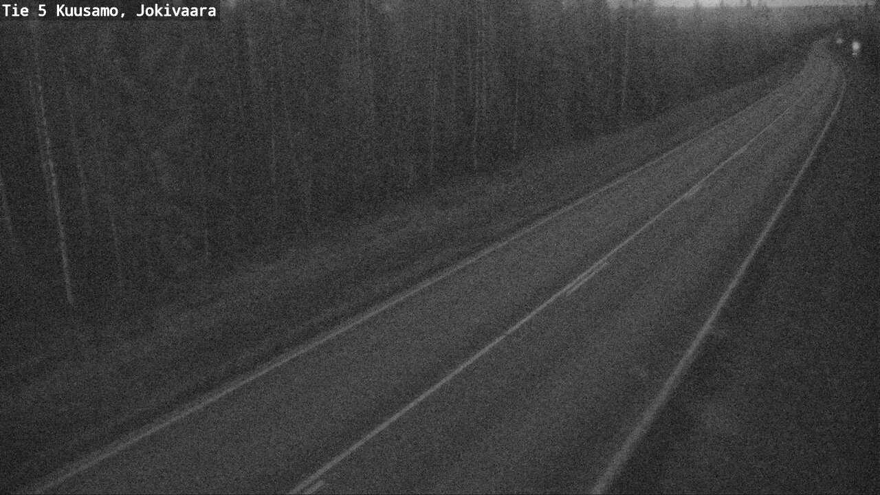 Weather Camera Image Väg 5 Kuusamo, Jokivaara, Kuusamo, Pohjois-Pohjanmaa