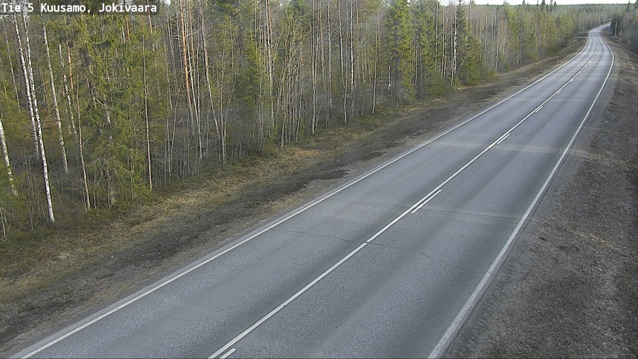Kelikamerat Kuva Tie 5 Kuusamo, Jokivaara, Kuusamo, Pohjois-Pohjanmaa