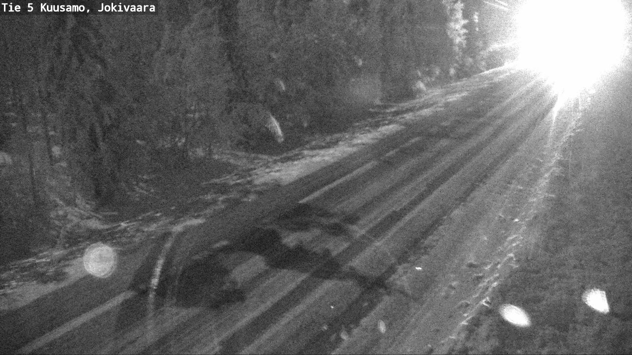 Weather Camera Image Road 5 Kuusamo, Jokivaara, Kuusamo, Pohjois-Pohjanmaa