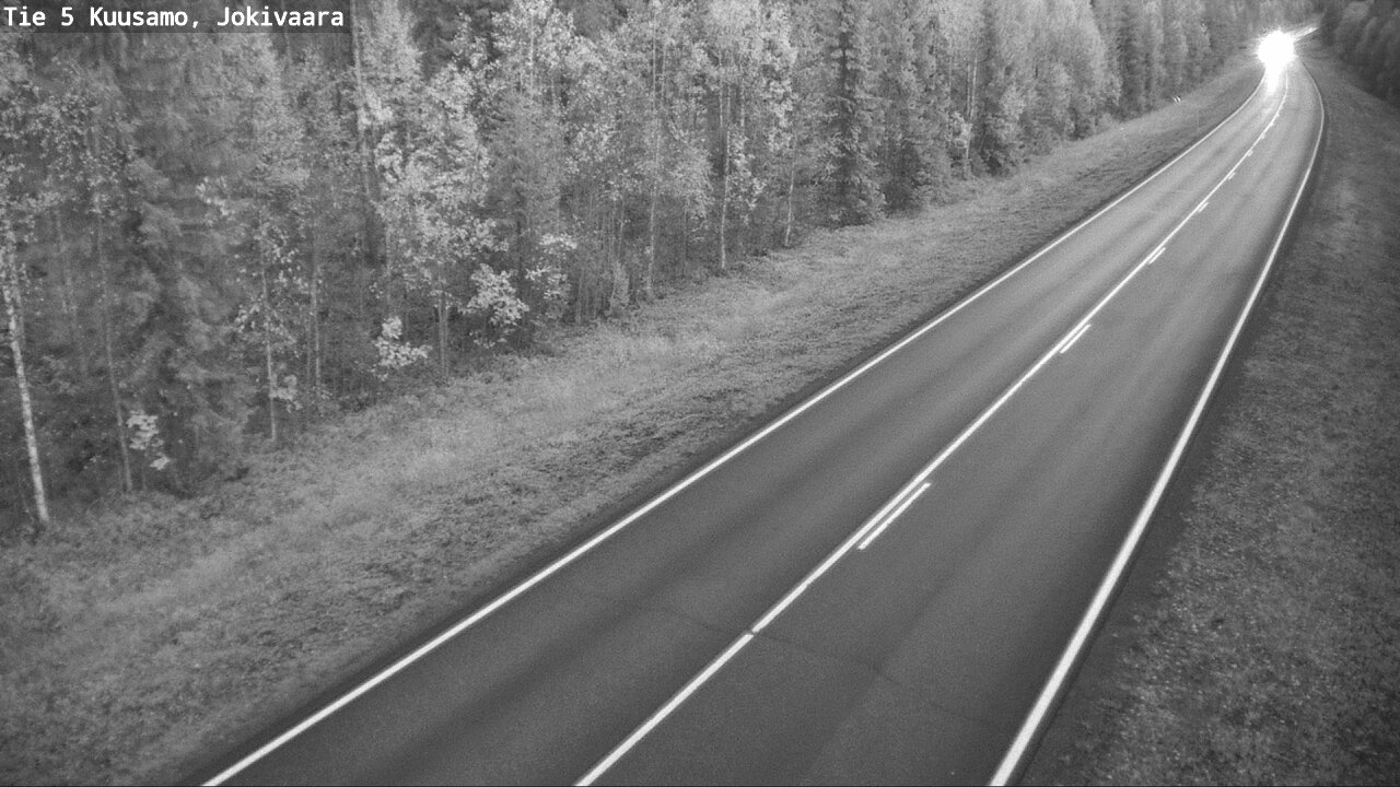 Weather Camera Image Road 5 Kuusamo, Jokivaara, Kuusamo, Pohjois-Pohjanmaa