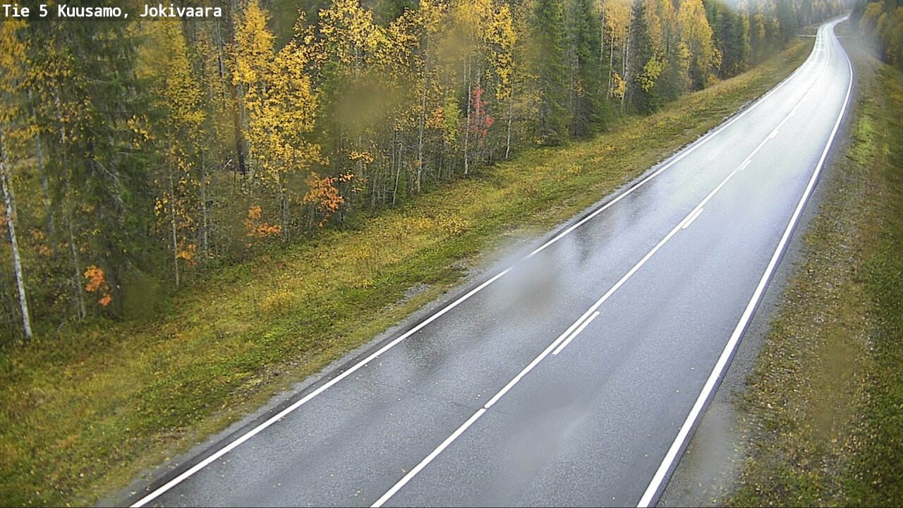 Weather Camera Image Road 5 Kuusamo, Jokivaara, Kuusamo, Pohjois-Pohjanmaa